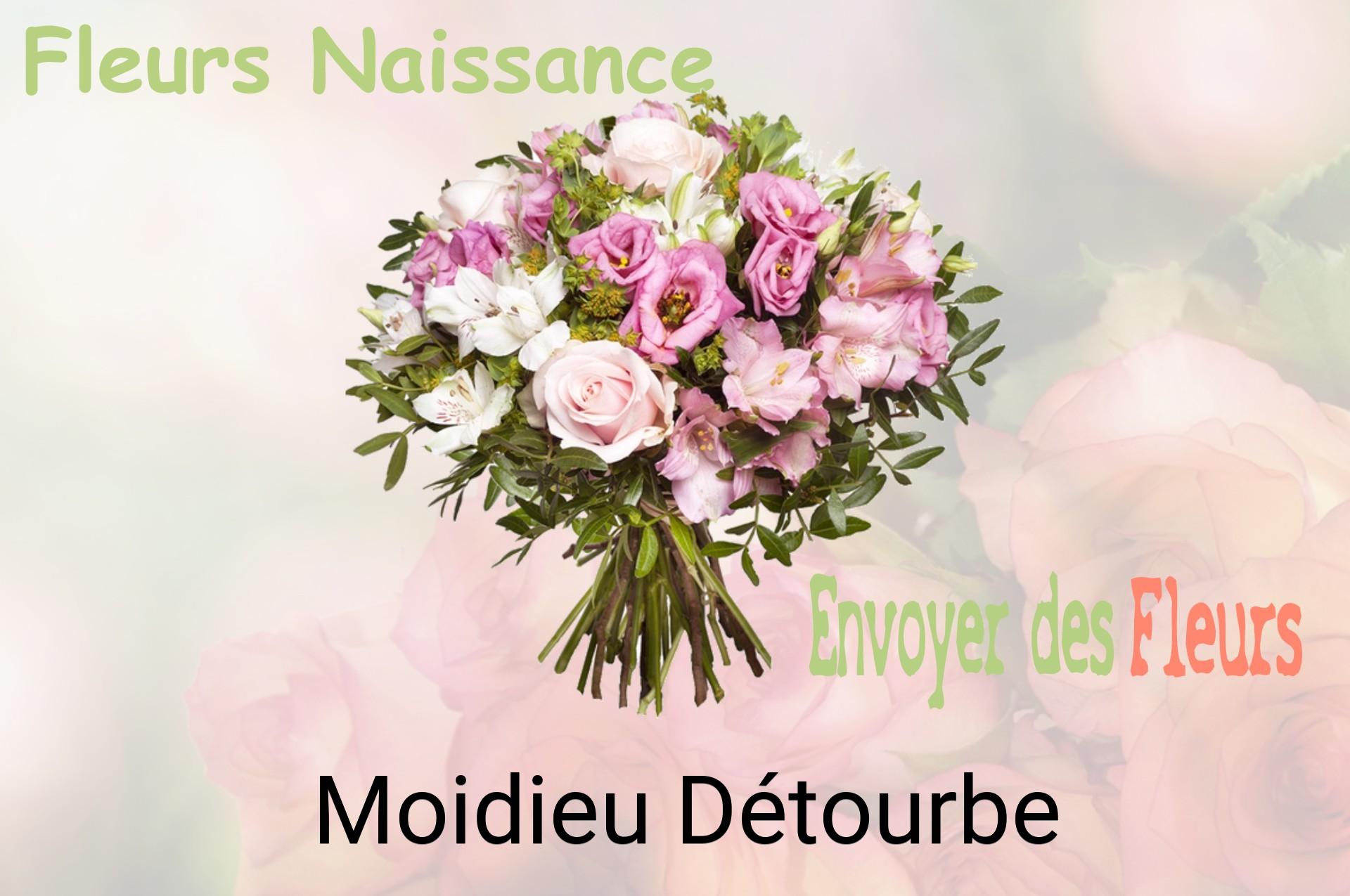 Bouquet de fleurs de naissance livré à Moidieu-Détourbe